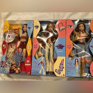 My scene Barbie and Chelsea